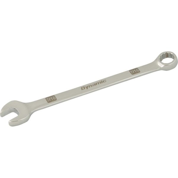 Dynamic Tools 7/16" 12 Point Combination Wrench, Mirror Chrome Finish D074014